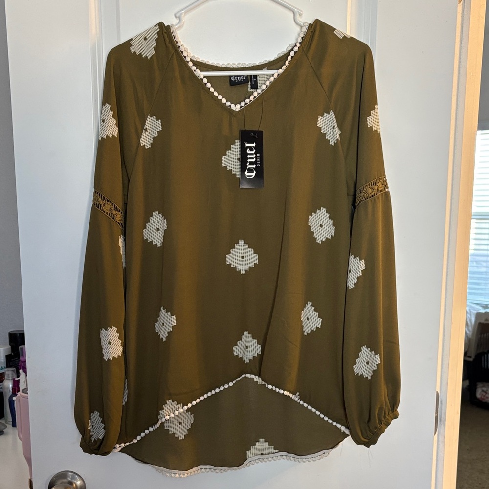 Women's Cruel Girl Patterned Top